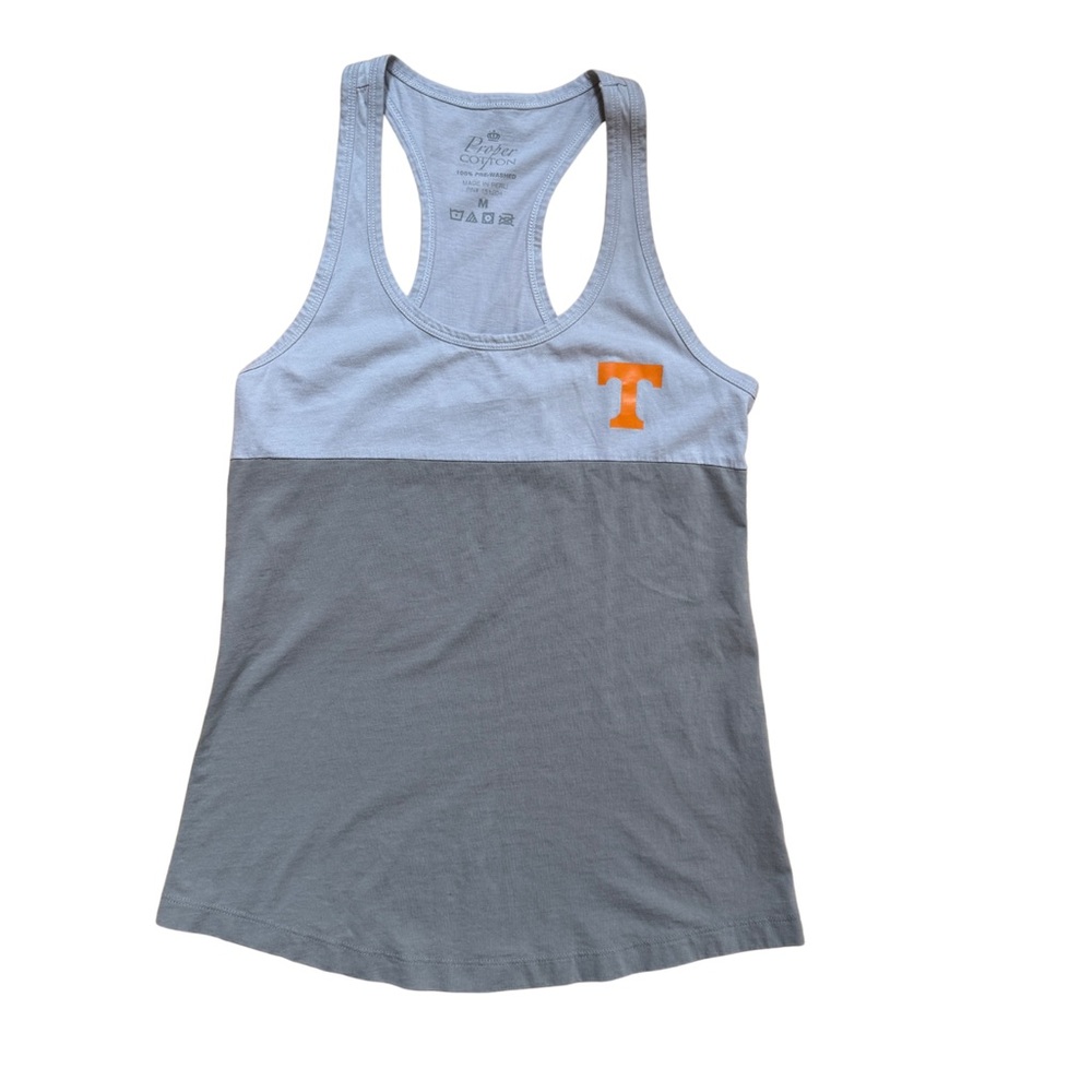 🧡 Women’s Tennessee Volunteers Athletic Tank Top – Size M – Gray